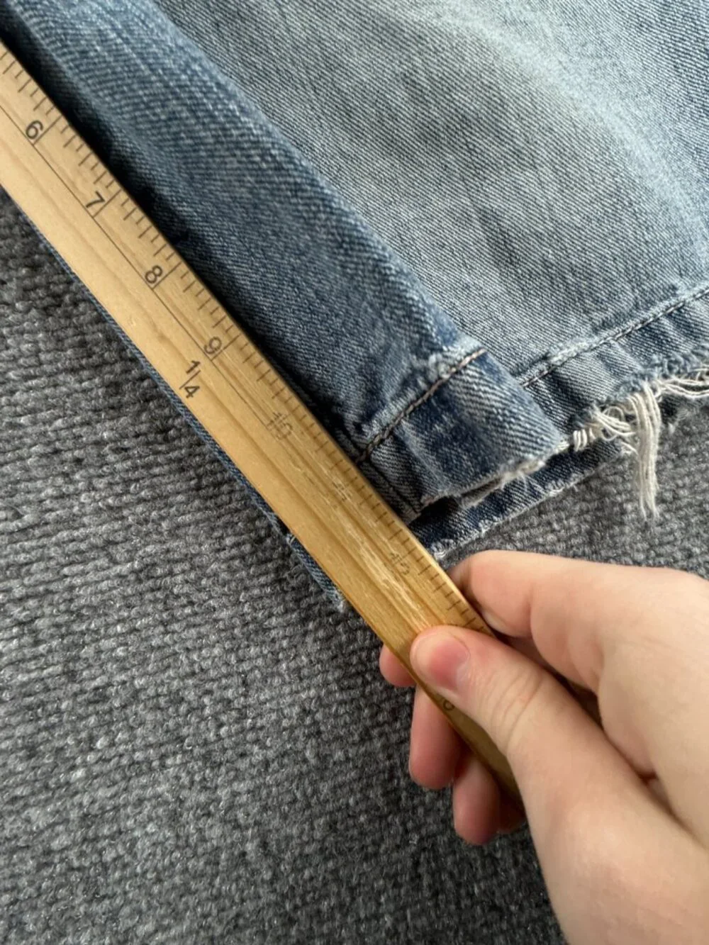 JNCO Carson Jeans Shorts Denim Jorts Blue Zip Fly 31 Men Urban Y2K ACTL 30X12